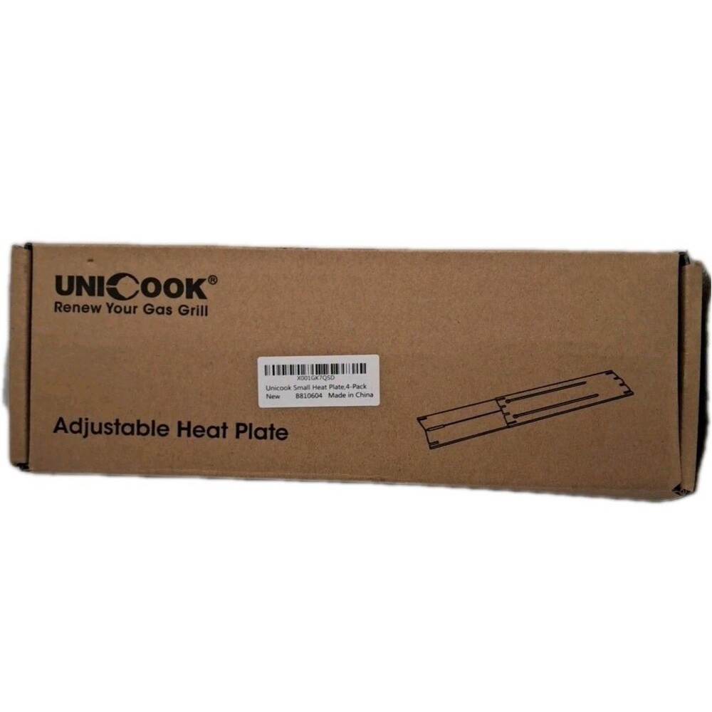 UNICOOK-Adjustable Grill Small Heat Plates/Heat Tents/Heat Deflectors, 4 Pack